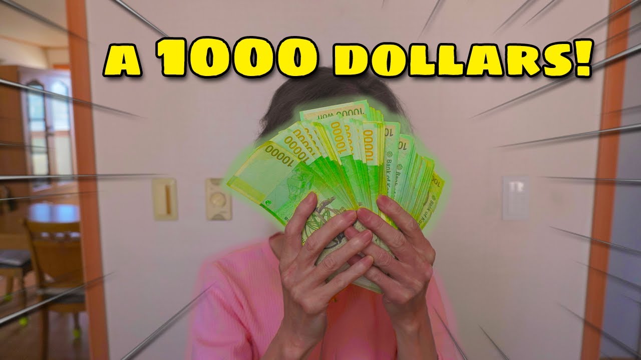 Giving my Mom $1000 (All of my Scholarship Money!)
