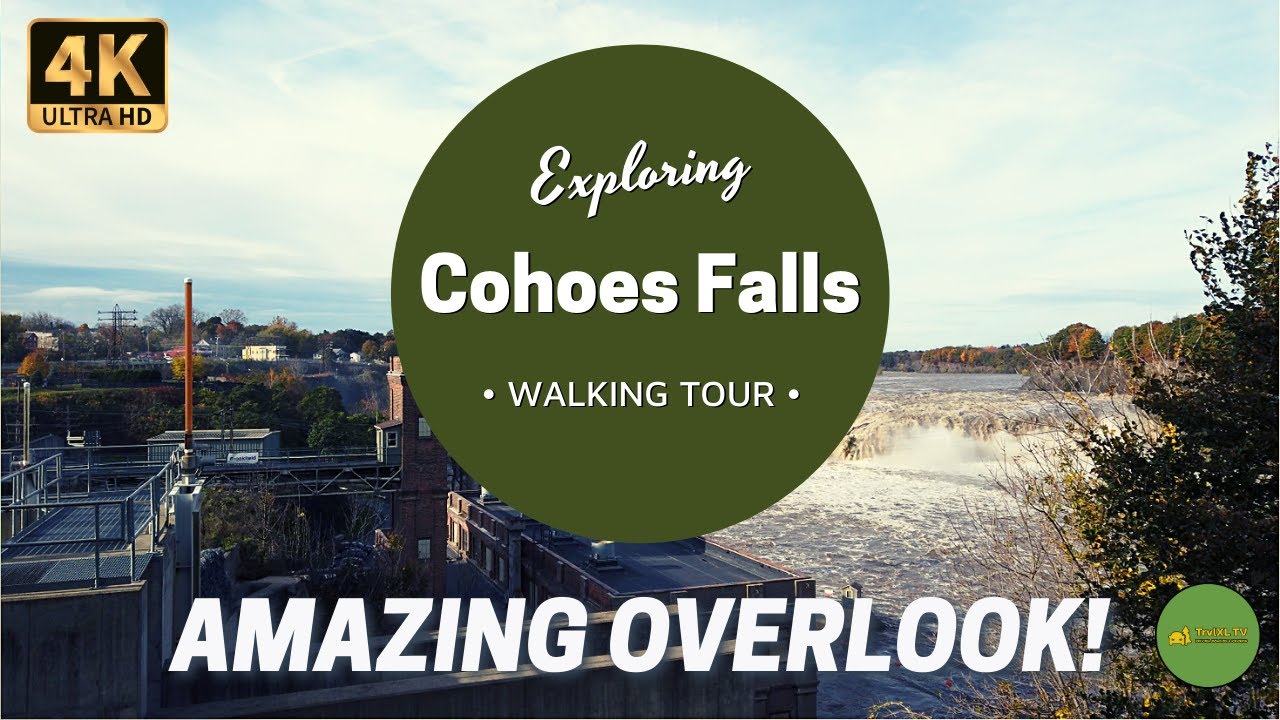 Cohoes Falls Overlook via Mohawk River Cohoes NY YouTube