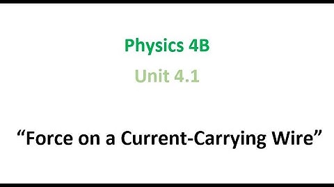 Force on a Current-Carrying Wire