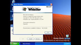 Installing Windows Whistler Build 2433