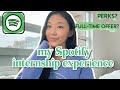 what it was like to Intern at Spotify