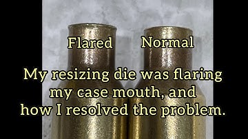 When your 6.5 Creedmoor resizing die flares your casemouth, and how to resolve it.