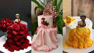 Awesome Dress Cake Decorating Ideas for Wedding | Perfect Cake Decorating Tutorials