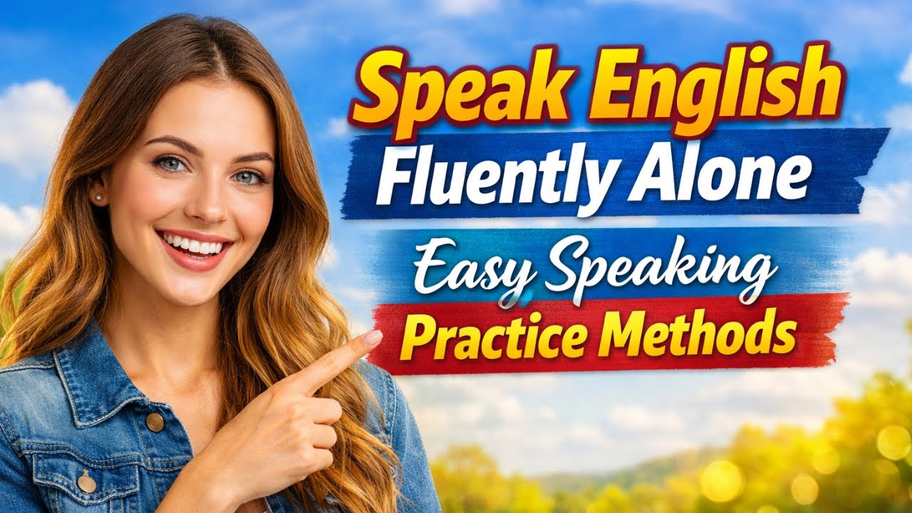 Speak English Fluently Alone Easy Speaking 
