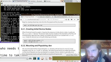 Building and operating system with linux from scratch.
