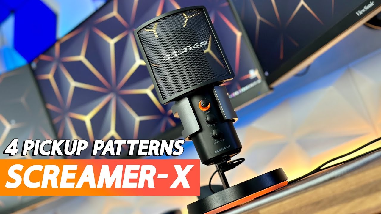 COUGAR SCREAMER X Studio Microphone for All Purpose - Review - YouTube