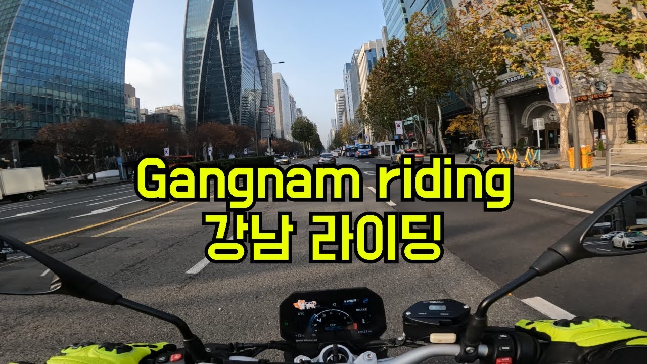Gangnam Riding 강남 라이딩 | BMW F900R Exhaust Sound | Seoul, Korea