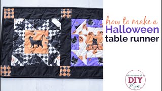 How to Make a Halloween Table Runner