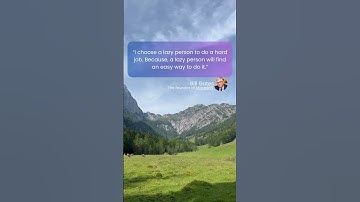 “I choose a lazy person to do a hard job #shorts  #business