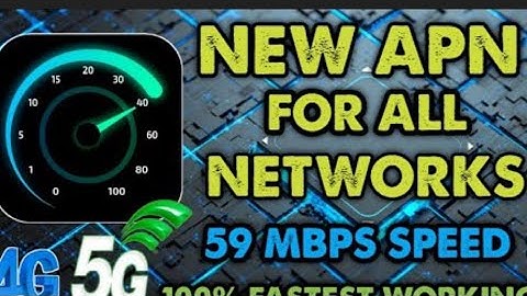 APN settings for all network September 2021