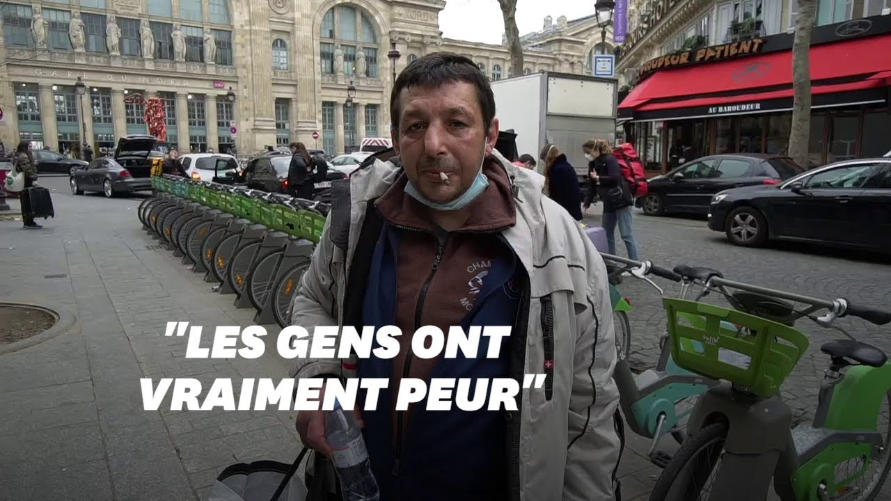 Dans la rue en pleine épidémie de coronavirus: 