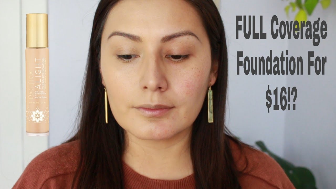 PACIFICA ALIGHT CLEAN FOUNDATION (26nm) REVIEW & DEMO
