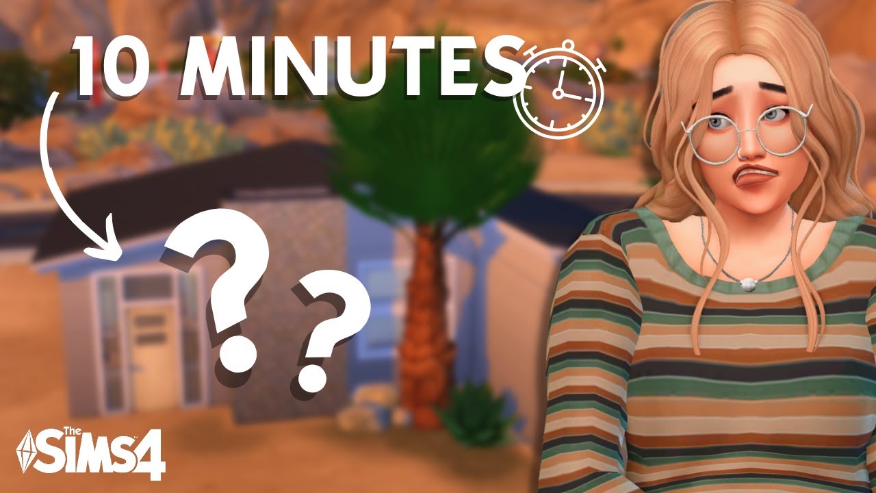 I tried to build a house in 10 minutes - The Sims 4 build challenge ...