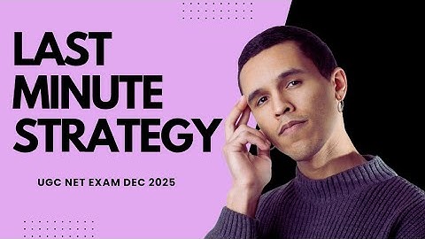 Last 15 Days Strategy for ugc net exam December 2025 by Hafiz Suhail Yousuf (Phd Scholar KU ) 