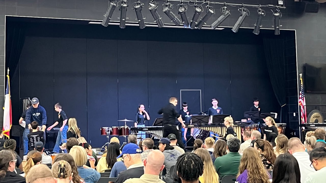 Middle School Night of Percussion feat Worthington Wind Ensemble - YouTube