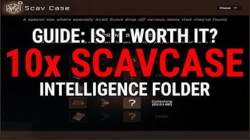 10x SCAV CASE OPENING With Intelligence Folder - Game Guide - Escape from Tarkov