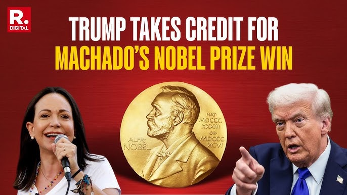 Donald Trump Takes Credit for Nobel Peace Prize Winner Maria Machado’s Victory, Says ‘I Helped Her’