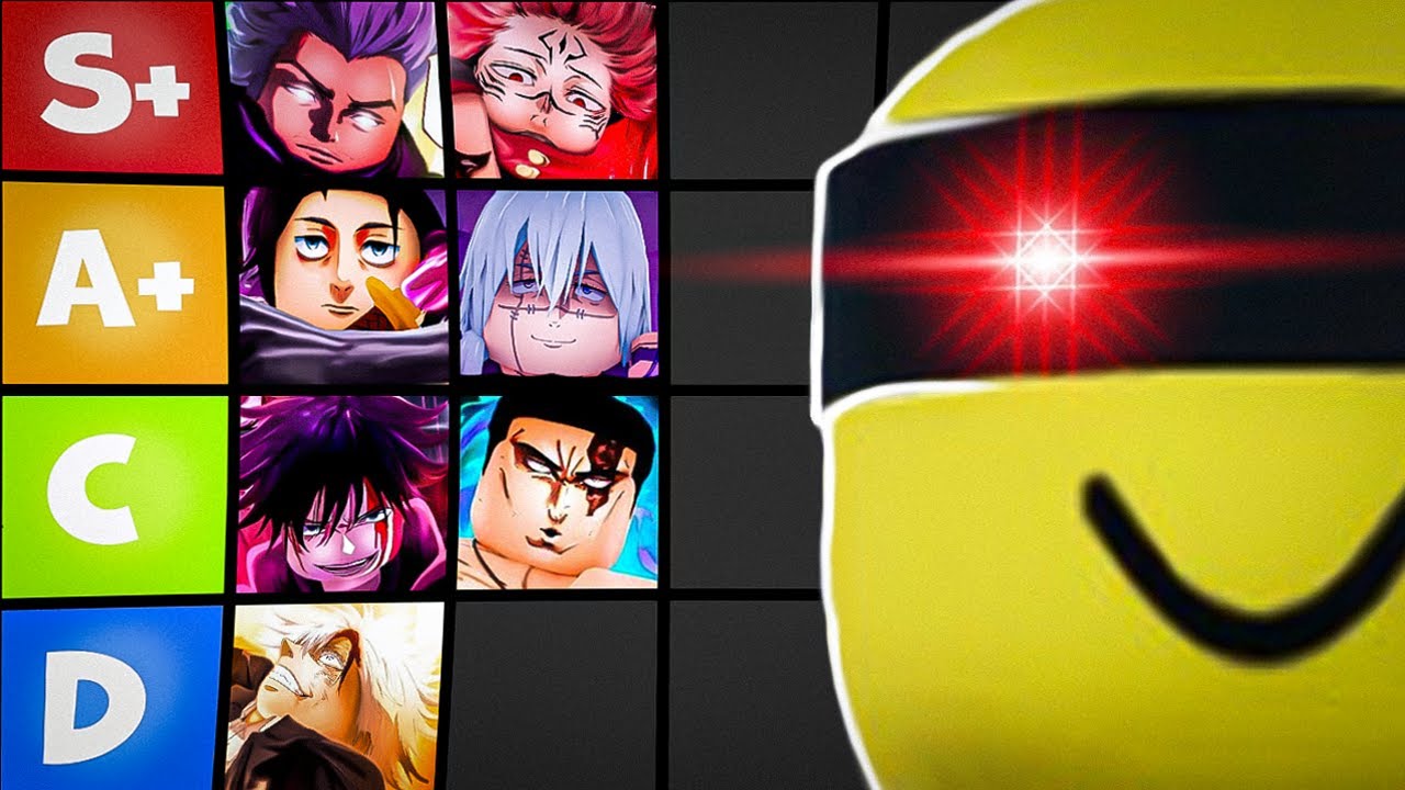 ТИР ЛИСТ ВСЕХ ПЕРСОНАЖЕЙ В ЖЖС | Jujutsu Shenanigans