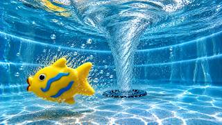 Details Satisfying Water Vortex vs. Fish Toys - Can He Escape Guide