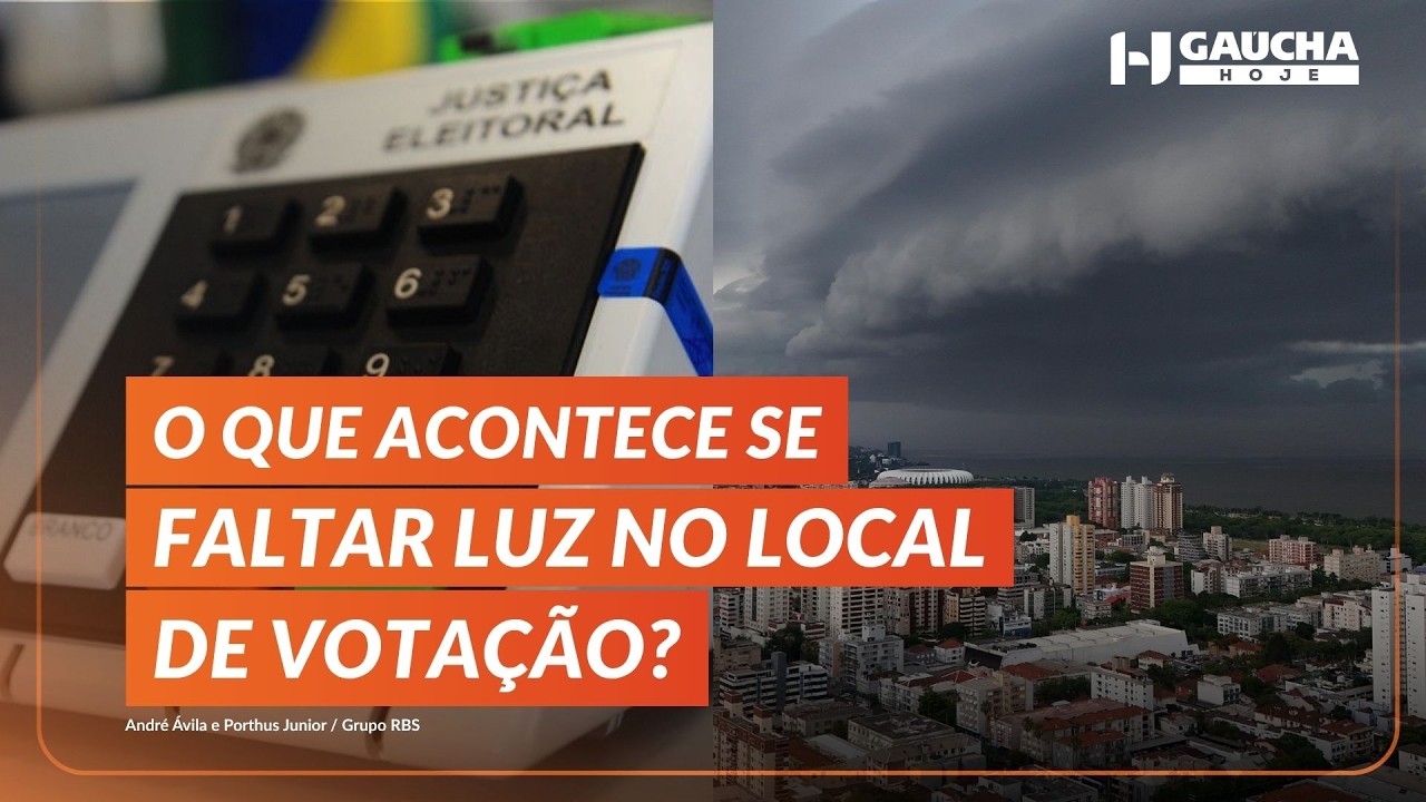 ALTO RISCO METEOROLÓGICO: como fica o tempo no RS durante o 1º turno das eleições | Gaúcha Hoje