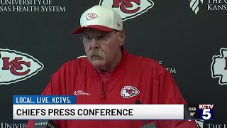 Chiefs head coach Andy Reid speaks on Simmons injury, Texans prep