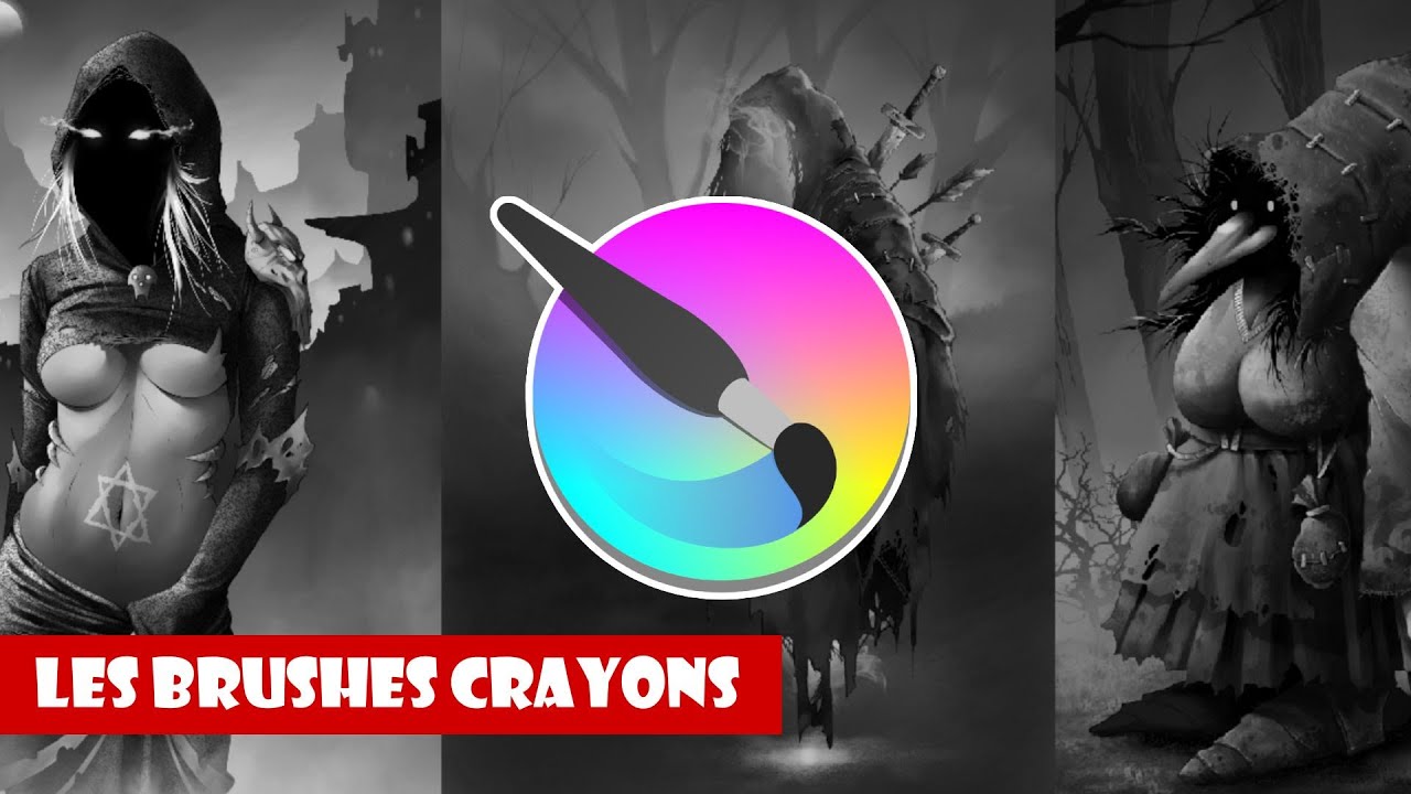 Les brushes crayons dans Krita Tuto Krita YouTube
