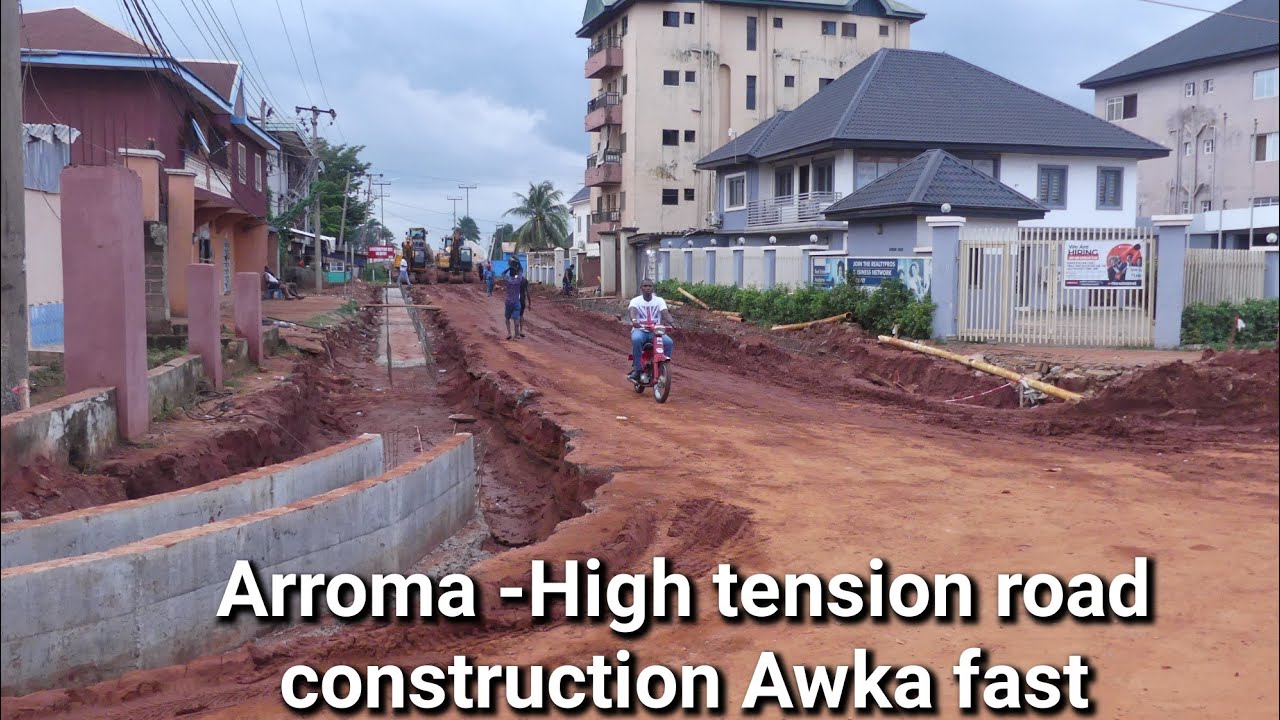 Ongoing Reconstruction Of  High-tension-Arroma Road Project Awka