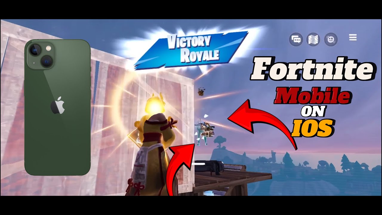 iPhone 13 Player | Fortnite Mobile (Gameplay) ON IOS | 60 FPS - YouTube