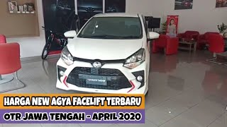 Daftar Harga Toyota New Agya Facelift Terbaru 2020 - OTR Jawa Tengah Bulan April