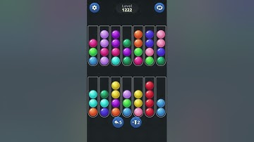 Ball Sort by Infinite Joy (V2): Levels 1221, 1222, 1223