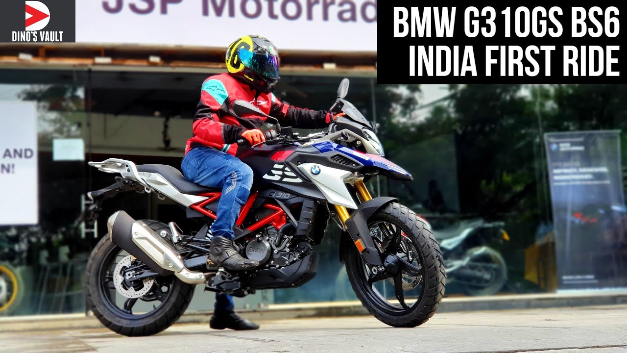 Bmw G310gs Bs6 India First Ride Review Motovlog Bikes Dinos Youtube