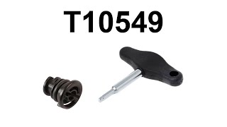 Ключ сливной пробки 06L103801 VAG T10549 1.8/2.0 TSI/TFSI EA888