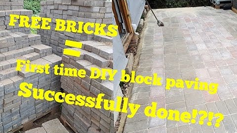 DIY First Time Block Paving!