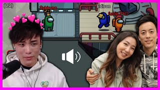 Sykkuno asks Leslie &amp; Edison if he can third wheel.. *GONE WRONG* |  Proximity Chat Among Us