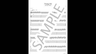 【Laura day romance】Young life (ギター2パートセット）【ギターTABサンプル音源】