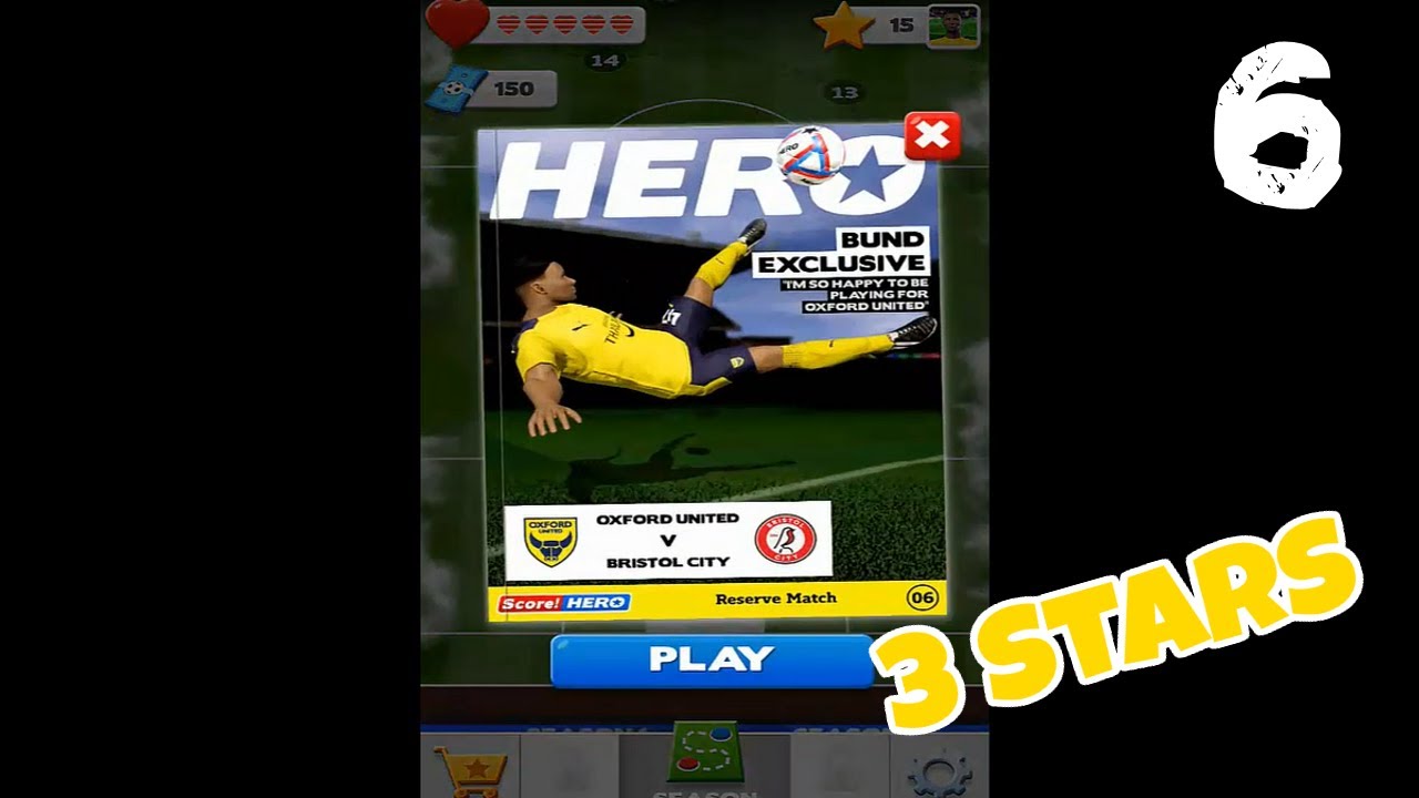 Score Hero 2 Level 6 Walkthrough 3 Stars