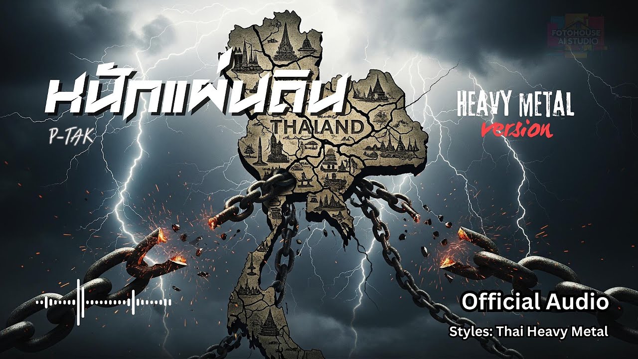 เพลง หนักแผ่นดิน (Official Audio) | Styles: Thai Heavy Metal Version | P-TAK