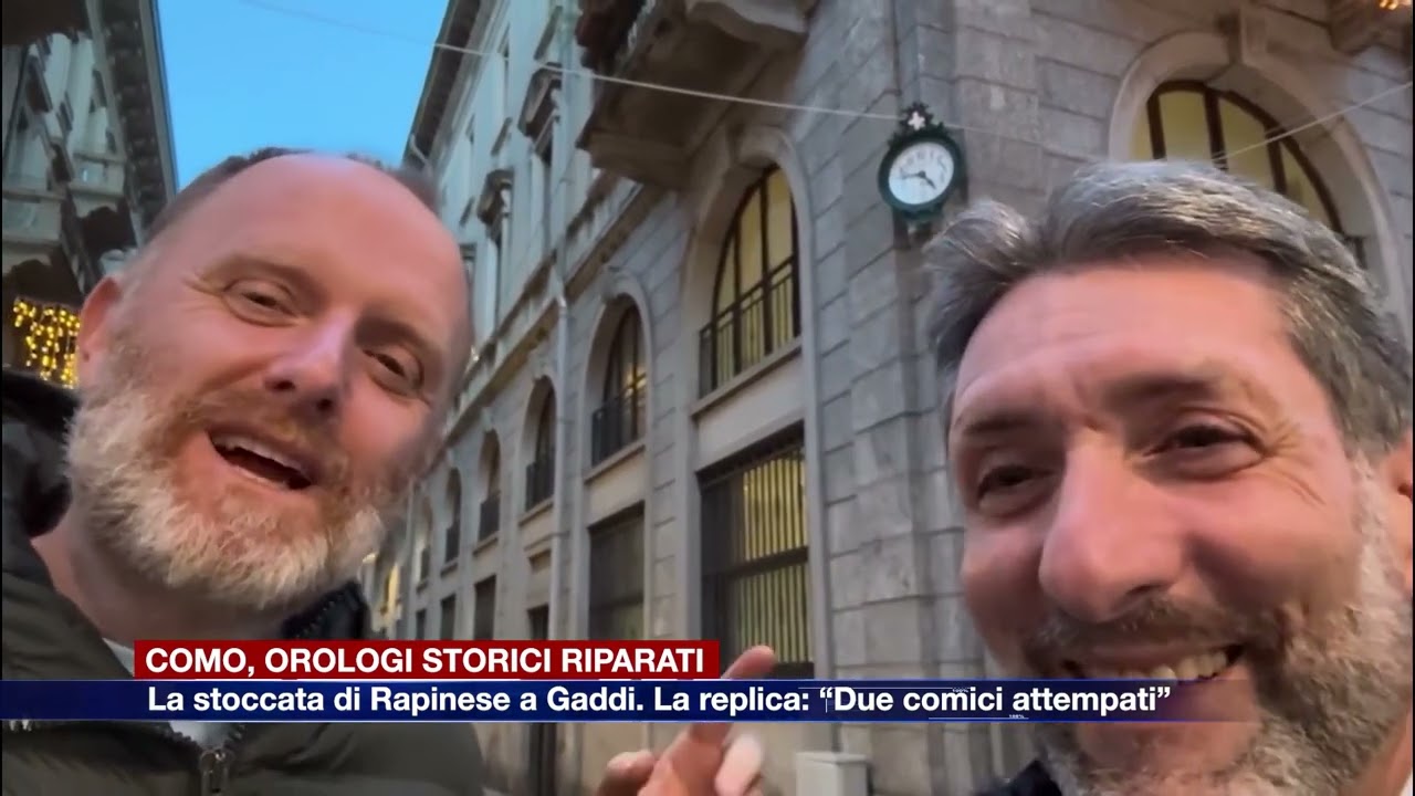 Etg - Como, orologi riparati. Stoccata di Rapinese a Gaddi. La replica: “Due comici attempati”