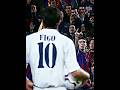Figo Returns to Camp Nou in 2002 💀
