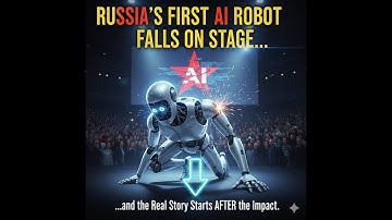 Russia’s First AI Robot Falls on Stage… and the Real Story Starts After the Impact