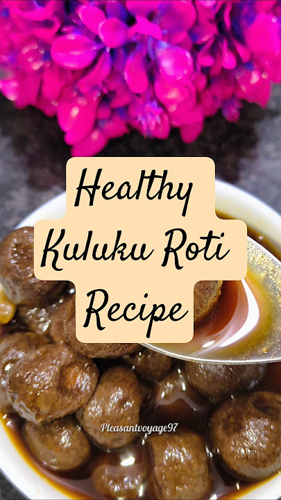 #137 Traditional Ragi Kuluku Roti #food #fingermillet #recipe