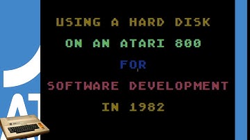 Software Development on the Atari 8-bit with a Corvus Hard Disk