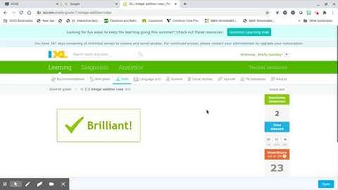 7th Grade Math IXL C.1 Integer addition rules