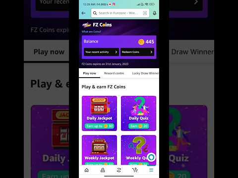 Amazon Daily Quiz