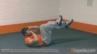 Elbow to Knee Oblique Crunch