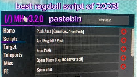 Best Ragdoll Engine Script Of 2023! (keyless pastebin)