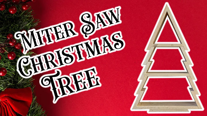 How To Build The Easiest Last-Minute Wooden Christmas Tree With A Miter Saw