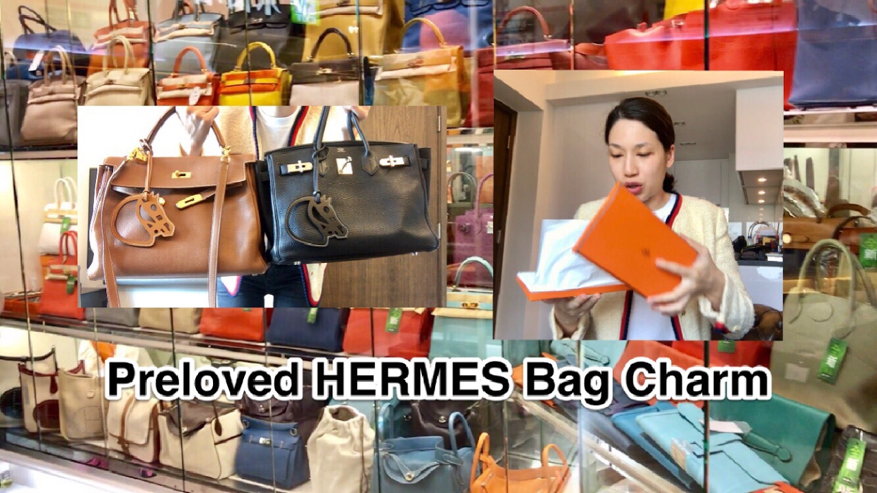 HERMES Unboxing Preloved Bag Charm YouTube