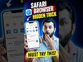 Safari Browser Secret Trick 🤫 #shorts #iphone #fyp