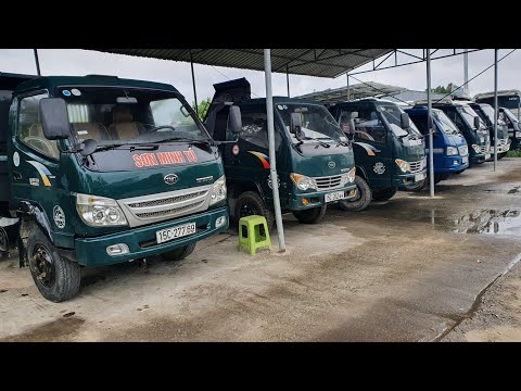 Video 1 lô xe ben 1,2 tấn, 2,4 tấn, 4,6 tấn cửu long TMT,... - youtube